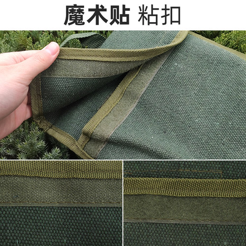 帆布Q1工兵铲套木柄折叠工兵锹套铲包小锹铲包wjq-308铲保护套子 - 图2