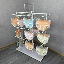 Underpants underwear shelf lingerie shop special display shelf bra hanging underpants in the middle island show shelf on the ground floor