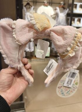 出租上海迪士尼正品玲娜贝儿春日蝴蝶结卡通发箍租赁庆典皇冠头箍