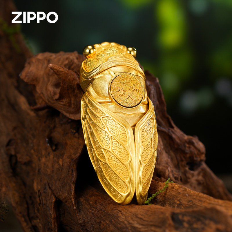 zippo打火机金色一鸣惊人重甲贴章官方正品煤油防风男士收藏礼物,淘宝优惠券,粉丝福利购,淘宝优惠卷