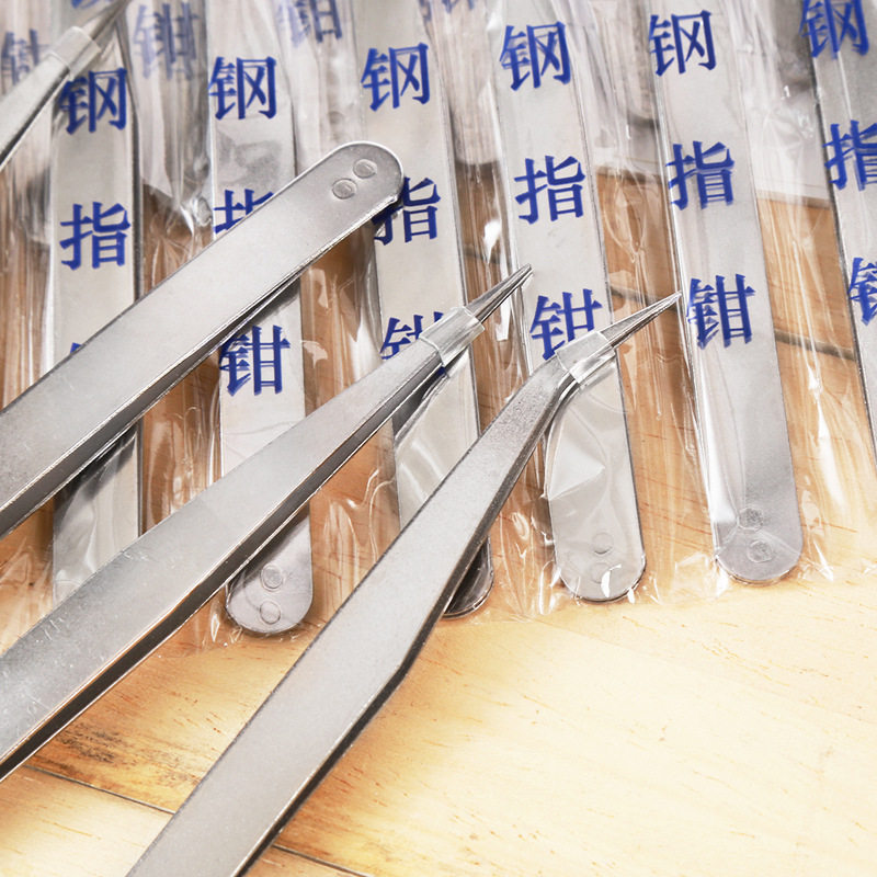 不锈钢加厚尖头镊子缝纫机专用弯头直头家用小镊子夹线头夹子工具,淘宝优惠券,粉丝福利购,淘宝优惠卷