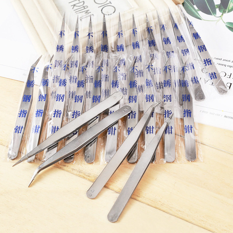 不锈钢加厚尖头镊子缝纫机专用弯头直头家用小镊子夹线头夹子工具,淘宝优惠券,粉丝福利购,淘宝优惠卷