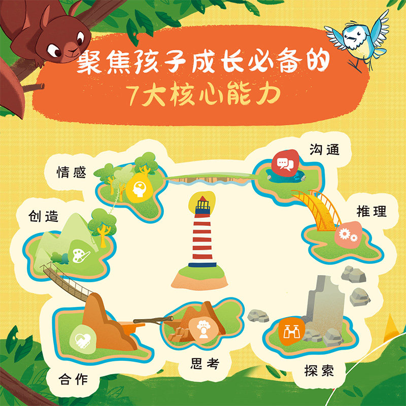 逻辑狗绿米儿童七大能力提升绘本原版 幼儿游戏绘本提升数学能力,淘宝优惠券,粉丝福利购,淘宝优惠卷