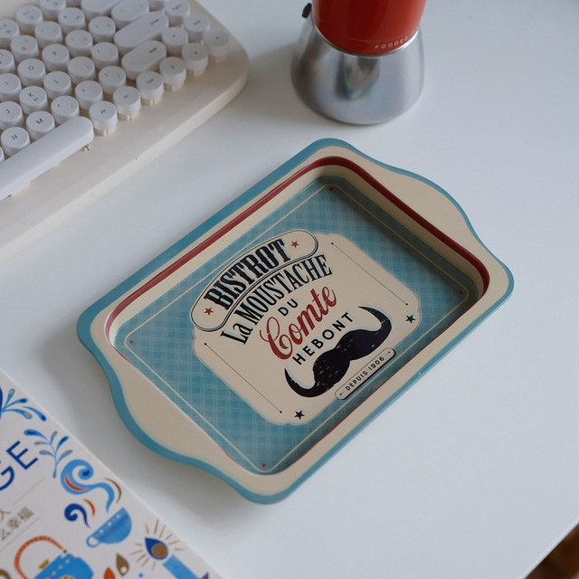 French soft furnishing retro tray storage tray dining tray
