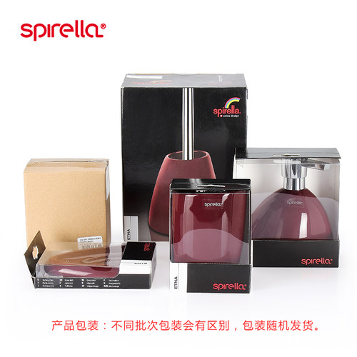 瑞士SPIRELLA六件套陶瓷亮面卫生间浴室用品牙具漱口杯洗漱套件 - 图2