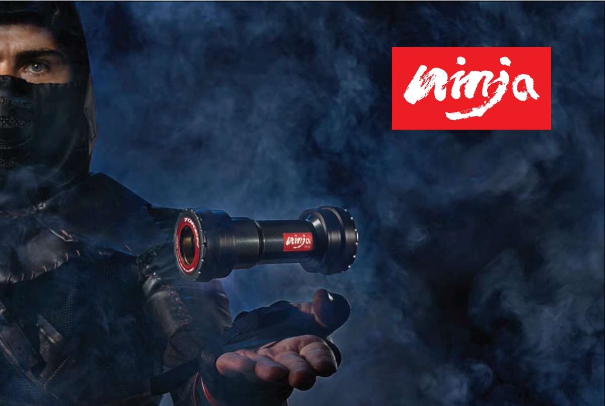 TOKEN Ninja中轴 钢珠轴承 BSA PF30 BB86 T47山地公路车螺纹压入 - 图0