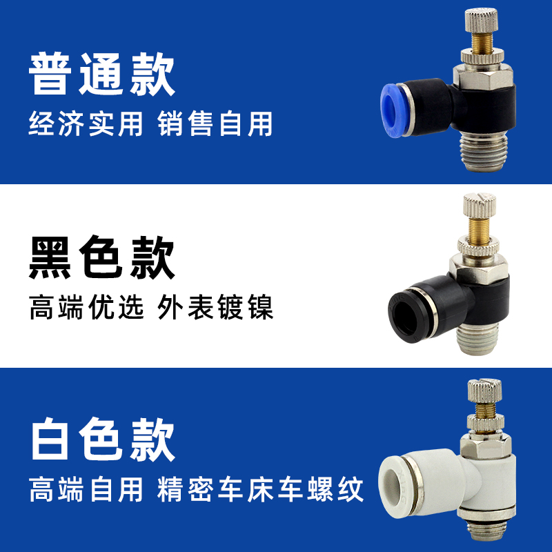 快速接头气缸调速开关JSC8-02调节阀节流阀SL6-M5/4-01/10/12-04,淘宝优惠券,粉丝福利购,淘宝优惠卷