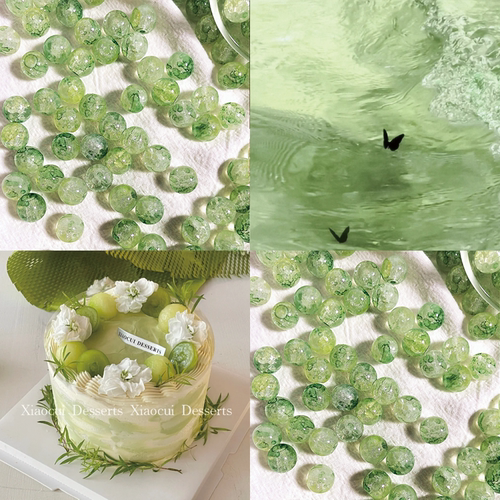 【森不息】碎花琉璃珠玻璃散珠手工diy串珠制作手链饰品配件材料 - 图1