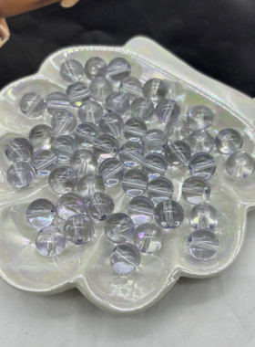 马卡龙10mm爱心波点隔珠