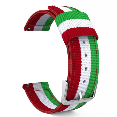 华为Watch2尼龙彩色表带 唯乐hey3s小黑2/3腕带佳明Garmin vivoactive 3手表带Forerunner 645 245表带20mm潮 - 图1