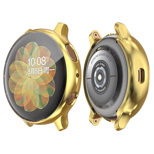 三星Galaxy Watch Active2智能手表保护套 active2/40/44mm手表壳带R830/R850硅胶替换表带运动防摔防水壳女 - 图2