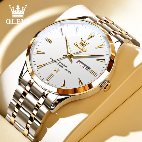 瑞士手表欧利时品牌男士全自动机械表2025新款商务简约防水腕表男 - 图1