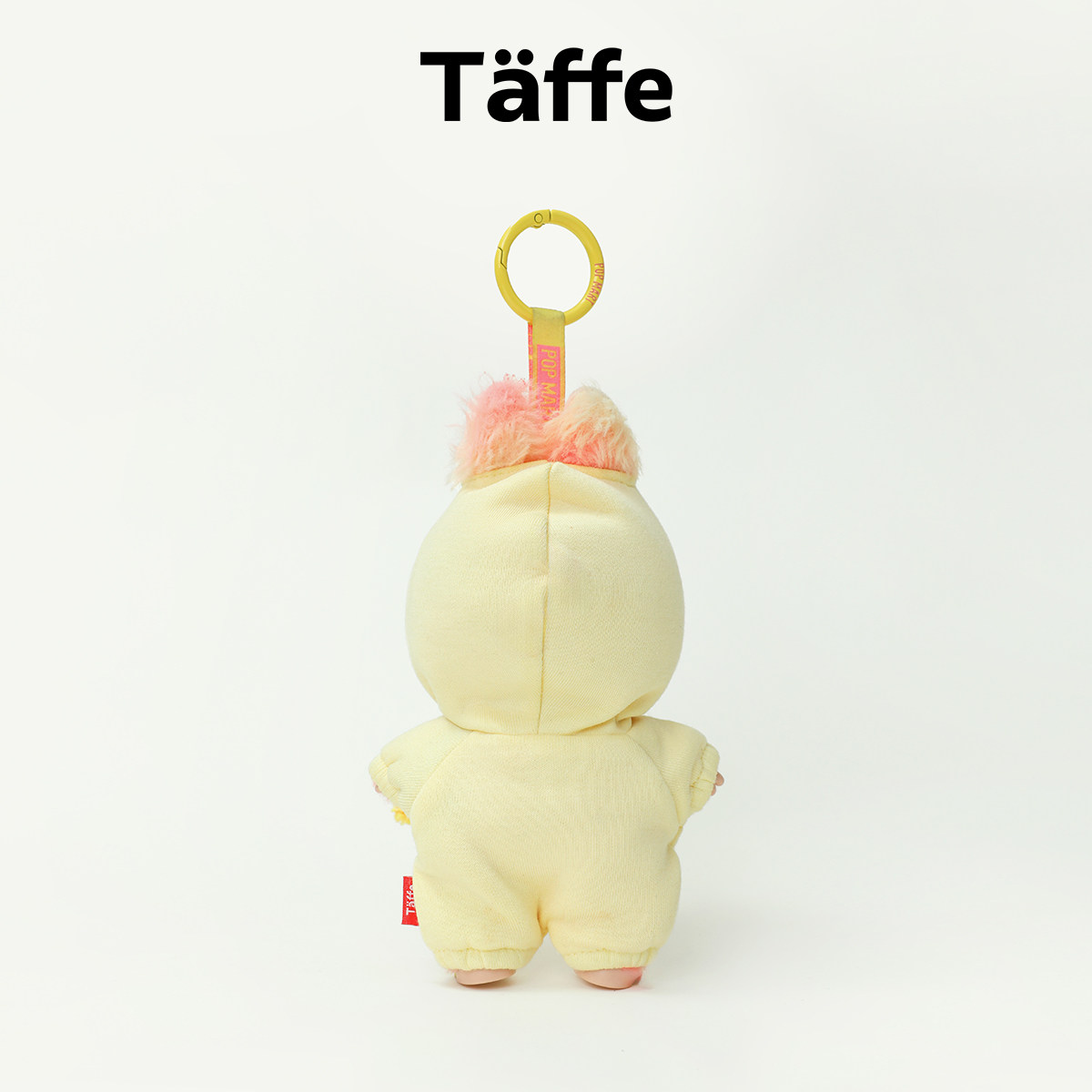 Taffe原创labubu娃衣17cm拉布布一二三代黄色套头卫衣玩偶衣服 - 图0