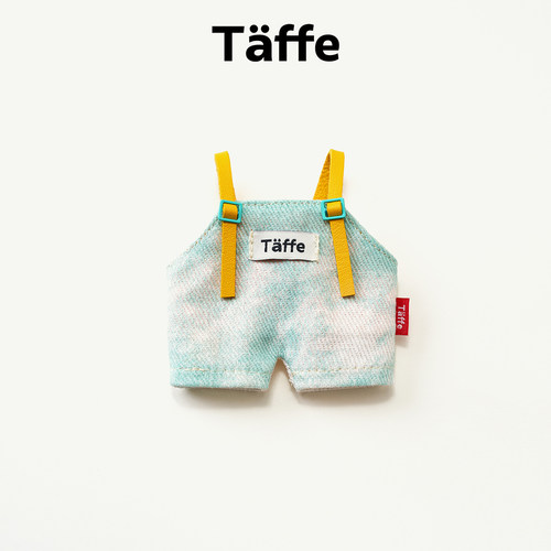 Taffe原创labubu娃衣17cm拉布布一二三代牛仔背带裤套装玩偶娃衣 - 图2