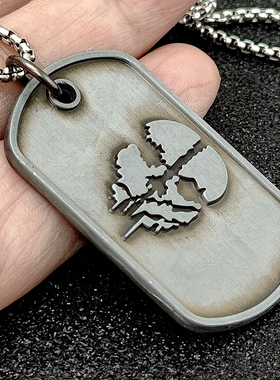 使命召唤cod军牌狗牌项链幽灵黑色行动吊牌吊坠游戏周边钥匙扣链