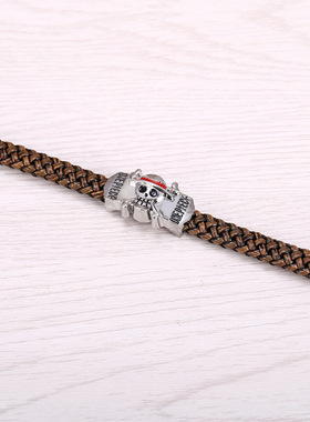 动漫周边海贼航海盗王皮革手链