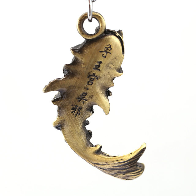 新款 Tomb Note 盗墓笔记周边 蛇眉铜鱼 张起灵 吴邪 钥匙扣挂件