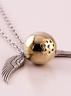 金色飞贼项链欧美电影同款周边合金复古吊坠格兰芬多饰品挂饰礼物