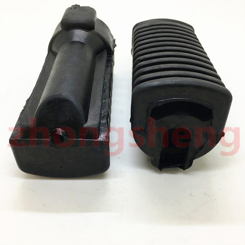 建设雅马哈弯梁摩托车 JYM110-A 福发 F8 易发 E8 前脚踏胶脚蹬胶 - 图3