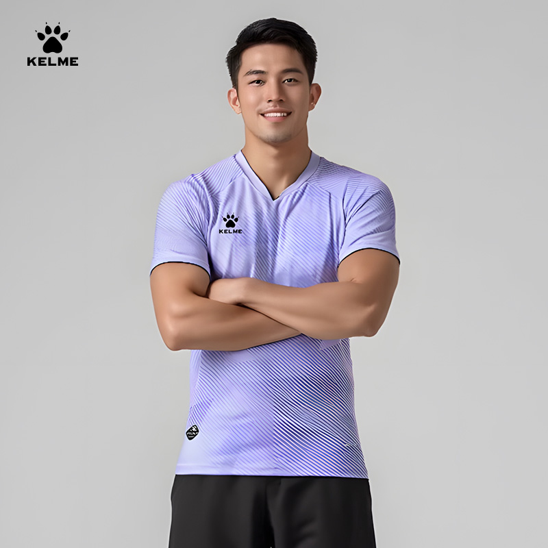 KELME卡尔美短袖训练服男夏季新款足球透气上衣薄款专业运动T恤 - 图0