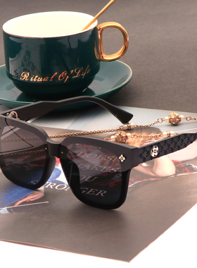 偏光防晒小脸高级感紫色开车墨镜