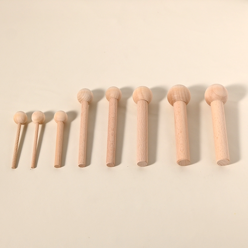 实木洞洞板收纳定制配件通用挂钩火柴棍圆孔挂钉木棒小木棍子木条 - 图0