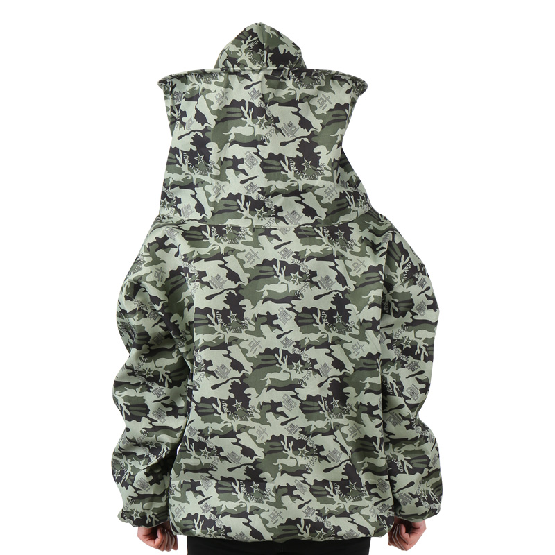 防蜂服全套透气型专用蜜蜂衣服防蜂帽养蜂工具加厚分体半身防蜂衣