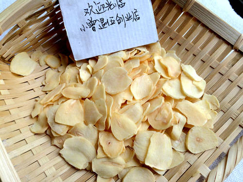 包邮 大蒜片 500g 大蒜干 脱水蔬菜干 干蒜片干活干菜土特产 - 图1