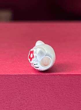 3D足银999珐琅彩凯蒂猫散珠