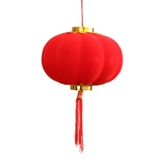 Бархатный маленький фонарь висящий украшение Большое красное открытое крытый крытый горшечный дерево декоративная сцена праздничные украшения