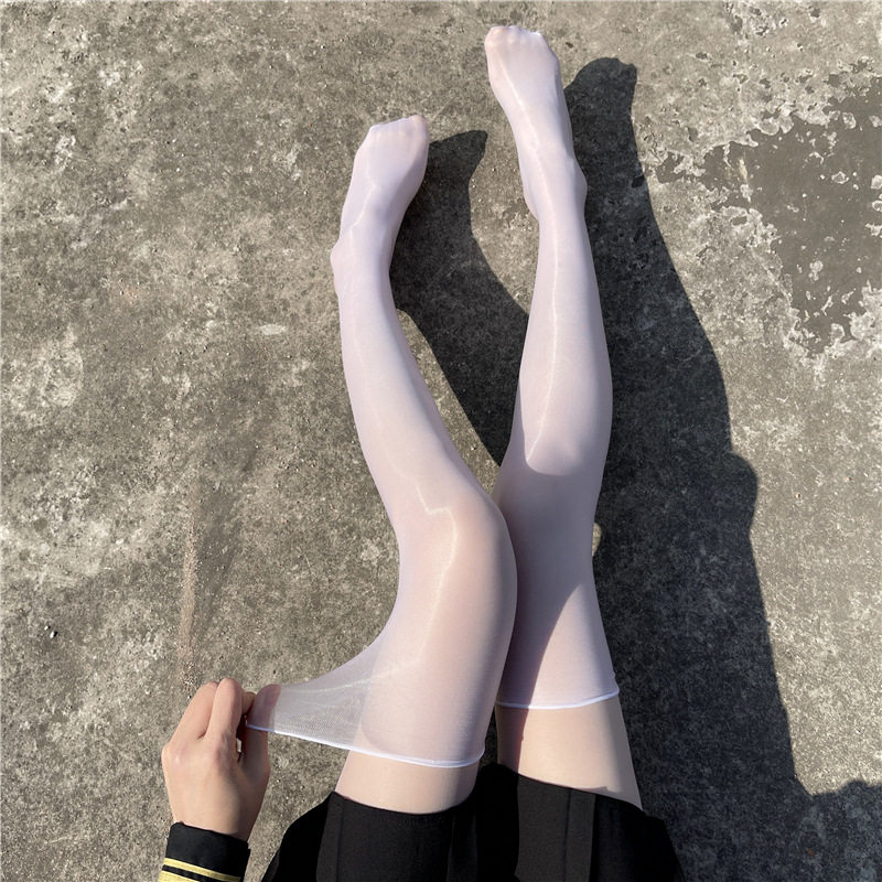 0d无边油亮灰色丝袜性感超薄过膝长筒大腿袜网红款马油光黑丝袜子,淘宝优惠券,粉丝福利购,淘宝优惠卷