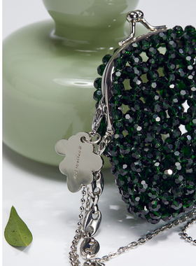 幸运手工串珠水晶现货口金包春夏