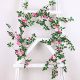 Simulated vine rose vine air conditioning pipe wall decoration