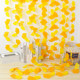 Ginkgo leaf yellow twine water pipe plant fake leaves