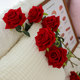 Butterfly Dance Simulated Rose Home Ornaments Flower Arrangement Decoration