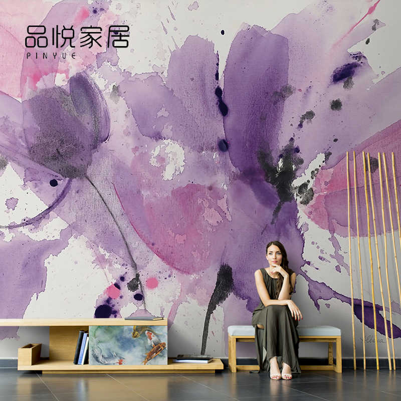 花壁纸紫 新人首单立减十元 21年12月 淘宝海外