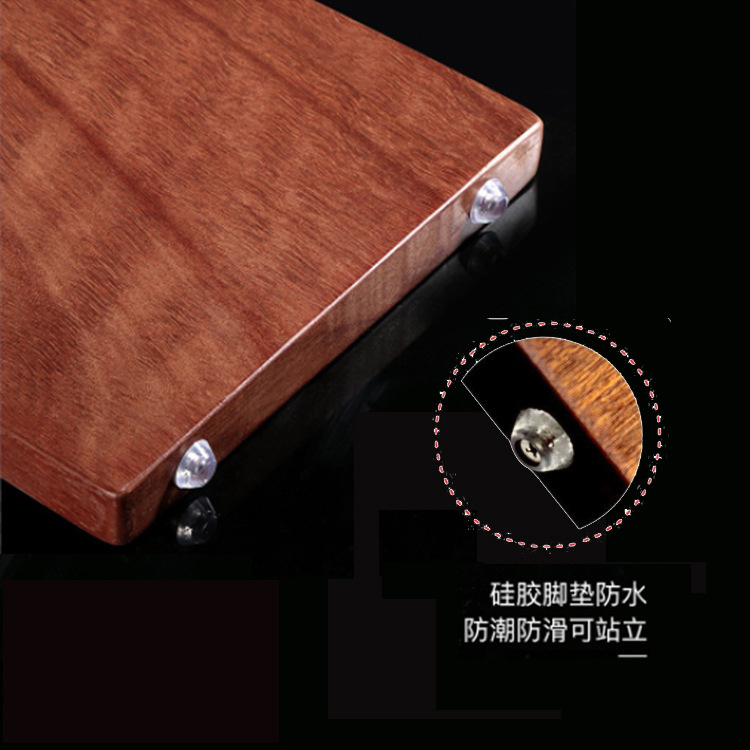 乌檀木菜板实木家用厨房抗菌砧板,厨房木质双面切菜板加厚粘板刀-第3张图片-提都小院 乌檀木菜板实木家用厨房抗菌砧板,厨房木质双面切菜板加厚粘板刀-第3张图片-提都小院