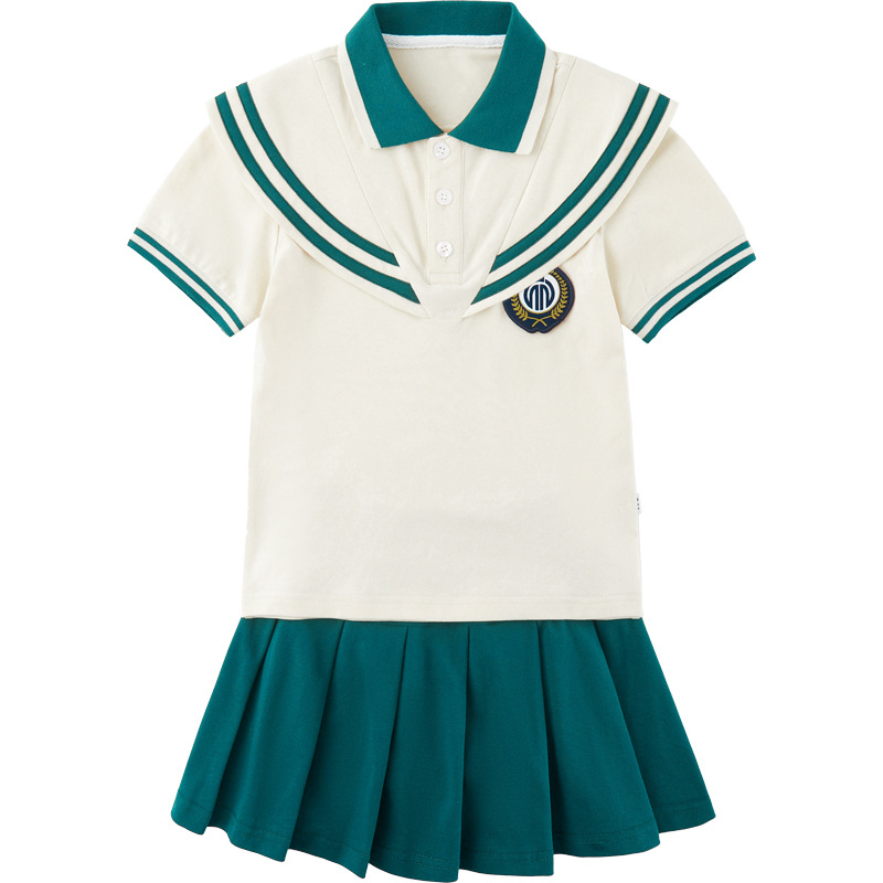 幼儿园园服夏装小学生短袖校服男女孩夏季休闲运动班服六一表演服-图3