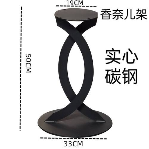 简约现代定制铁艺轻奢大理石岩板加高支架角几架加厚碳素钢腿 - 图2