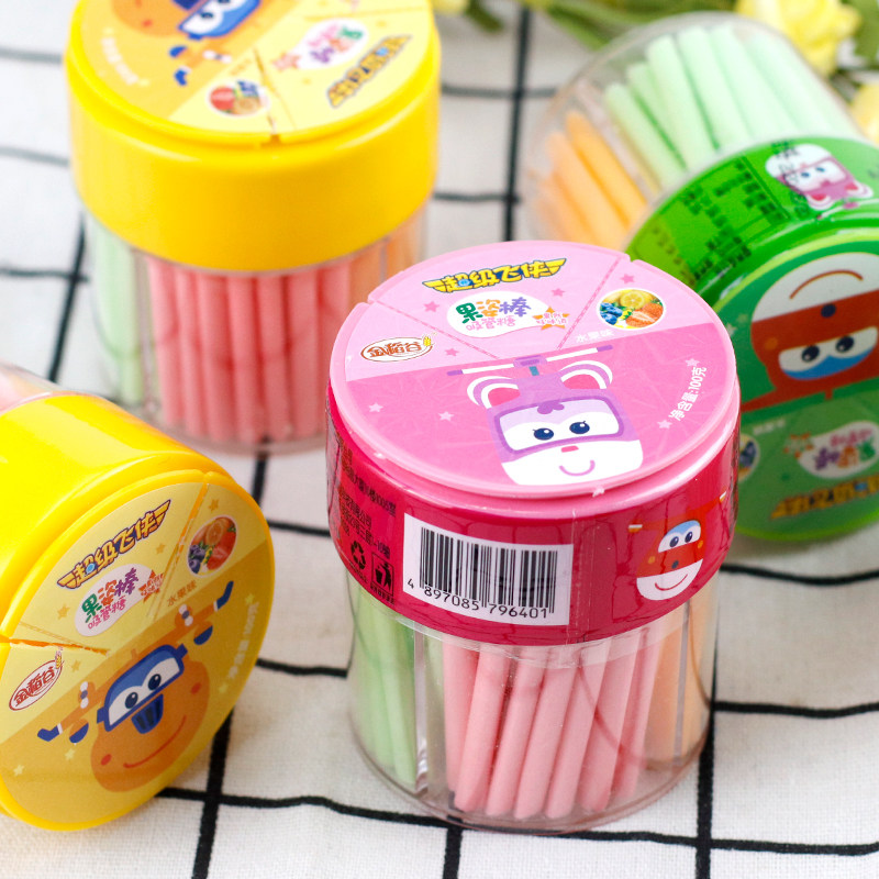 果姿棒吸管100g*6瓶果汁水果糖 金稻谷食品糖果