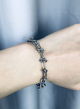 cc扭结钛钢缠绕锁骨链宋妍霏同款