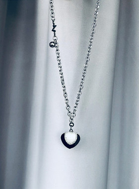 刘雨昕同款爱心项链男女INS风