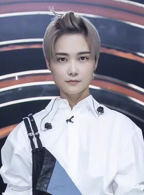 李宇春同款曲别针耳环钉钛钢男女