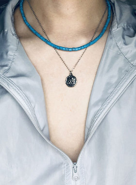 街舞钛钢嘻哈风锁骨链