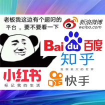 Advertisement promotion put on Baidu Express hand Microfraternity chiche Headlines Small Red Book Search Information Flow Account