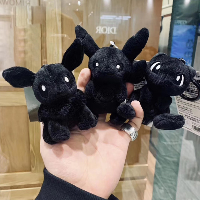 Hiroshi Fujiwara Black Eevee Duck Plush Doll