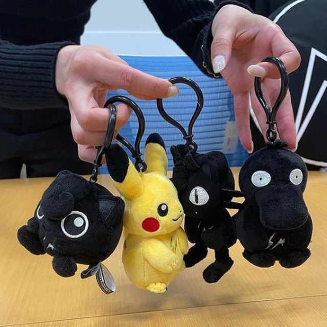 Hiroshi Fujiwara Black Eevee Duck Plush Doll