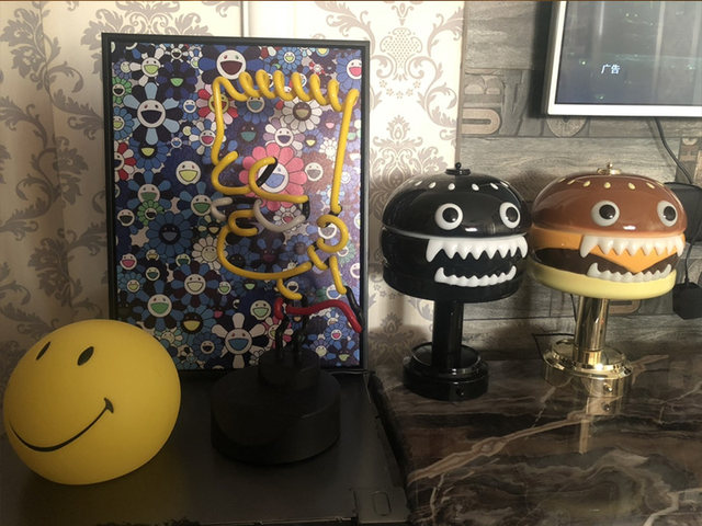 Trendy brand mand burger co-branded ornament doll figure