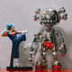 Kaws Sorayama Hajime co-branded trendy toy figure