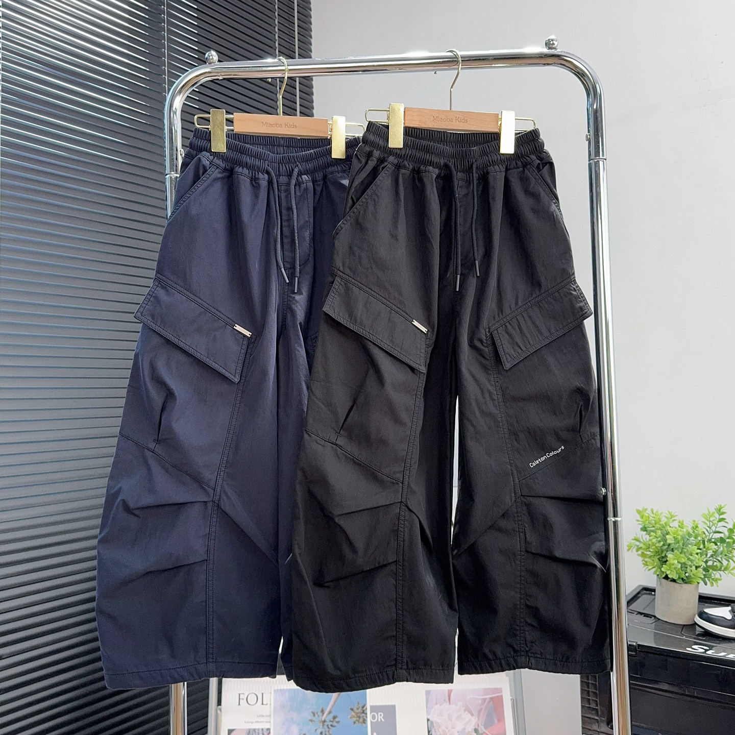 天依角童装儿童工装裤春款中大童宽松休闲裤男女童弯刀裤潮19013,淘宝优惠券,粉丝福利购,淘宝优惠卷